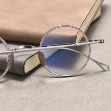 Load image into Gallery viewer, Japanese Small Round Glasses Frame Handmade Ultralight 7g Titanium Prescription Eyeglasses Optical Eyewear For High Degree
