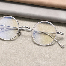 Load image into Gallery viewer, Japanese Small Round Glasses Frame Handmade Ultralight 7g Titanium Prescription Eyeglasses Optical Eyewear For High Degree