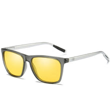 Load image into Gallery viewer, Mens Polarized Sunglasses Men Classic Square Sun Glasses UV400 Mirror Aluminum Leg Eyeglass Vintage  Sunglasses for Women
