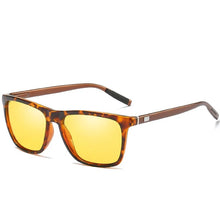 Load image into Gallery viewer, Mens Polarized Sunglasses Men Classic Square Sun Glasses UV400 Mirror Aluminum Leg Eyeglass Vintage  Sunglasses for Women