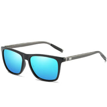 Load image into Gallery viewer, Mens Polarized Sunglasses Men Classic Square Sun Glasses UV400 Mirror Aluminum Leg Eyeglass Vintage  Sunglasses for Women