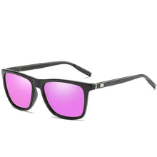Load image into Gallery viewer, Mens Polarized Sunglasses Men Classic Square Sun Glasses UV400 Mirror Aluminum Leg Eyeglass Vintage  Sunglasses for Women