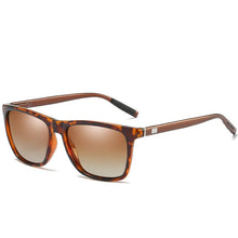 Load image into Gallery viewer, Mens Polarized Sunglasses Men Classic Square Sun Glasses UV400 Mirror Aluminum Leg Eyeglass Vintage  Sunglasses for Women