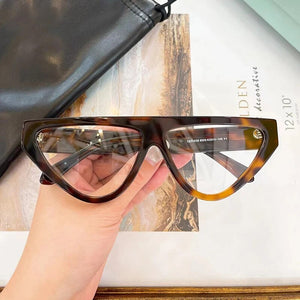 Arrive Fashional High Street Cat Eyes Sunglasses for Men and Women 100% Hand Made Yellow Acetate Solar Glasses