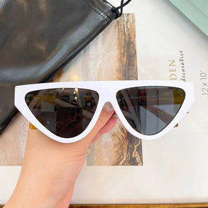 Arrive Fashional High Street Cat Eyes Sunglasses for Men and Women 100% Hand Made Yellow Acetate Solar Glasses