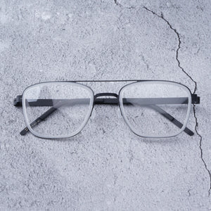 Denmark Brand Ultralight Retro Square Pilot Titanium Glasses Frame Men Women Myopia Optic Prescription Eyeglasses 9708