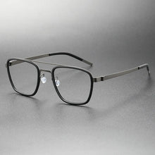 Load image into Gallery viewer, Denmark Brand Ultralight Retro Square Pilot Titanium Glasses Frame Men Women Myopia Optic Prescription Eyeglasses 9708