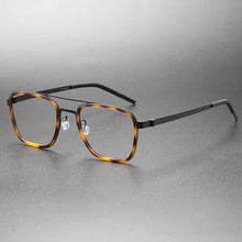 Load image into Gallery viewer, Denmark Brand Ultralight Retro Square Pilot Titanium Glasses Frame Men Women Myopia Optic Prescription Eyeglasses 9708