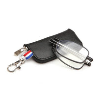 Load image into Gallery viewer, Men's And Women's Sun Photochromic Foldable Myopia OCptical Prescription Mini  Glasses 0 -0.50 -0.75 To -4.0
