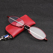 Load image into Gallery viewer, Men's And Women's Sun Photochromic Foldable Myopia OCptical Prescription Mini  Glasses 0 -0.50 -0.75 To -4.0