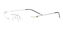 Load image into Gallery viewer, Fashion Titanium Myopia Rimless Glasses Memory Square Eyeglasses Optical Frame Eyewear Men Women Brand Brightzone