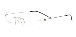 Fashion Titanium Myopia Rimless Glasses Memory Square Eyeglasses Optical Frame Eyewear Men Women Brand Brightzone