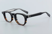 Load image into Gallery viewer, Vintage Hard Acetate Frame TVR527 Sphere Myopia Optical Eyeglass Retro Square Handcraft Women Man