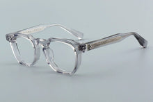 Load image into Gallery viewer, Vintage Hard Acetate Frame TVR527 Sphere Myopia Optical Eyeglass Retro Square Handcraft Women Man