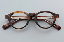 Load image into Gallery viewer, Vintage Hard Acetate Frame TVR528 Sphere Myopia Optical Eyeglass Retro Round Handcraft Women Man