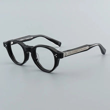 Load image into Gallery viewer, Vintage Hard Acetate Frame TVR528 Sphere Myopia Optical Eyeglass Retro Round Handcraft Women Man
