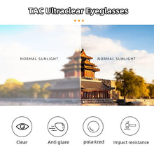 Carica l&#39;immagine nel visualizzatore di Gallery, Ancient Wood Mirror Legs Polarized Sunglasses For Men And Women&#39;s Driving Glasses UV400