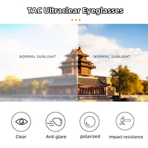 Ancient Wood Mirror Legs Polarized Sunglasses For Men And Women's Driving Glasses UV400