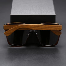 Carica l&#39;immagine nel visualizzatore di Gallery, Ancient Wood Mirror Legs Polarized Sunglasses For Men And Women&#39;s Driving Glasses UV400
