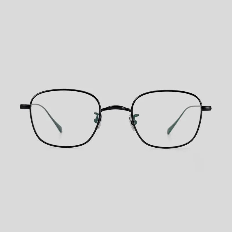 High Quality Pure Titanium Men Alloy Glasses Frame Male Woman Square Ultralight Eye Prescription Optical Eyeglasses
