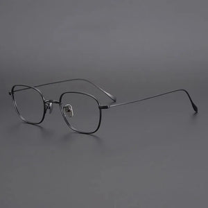 High Quality Pure Titanium Men Alloy Glasses Frame Male Woman Square Ultralight Eye Prescription Optical Eyeglasses