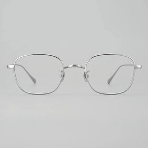 High Quality Pure Titanium Men Alloy Glasses Frame Male Woman Square Ultralight Eye Prescription Optical Eyeglasses