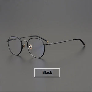 Italian Handmade Brand Glasses Frame Polygonal Retro Full Frame Men Women Myopia Eyeglasse Prescription Reading Eyewear