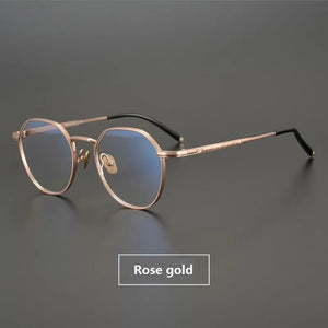 Italian Handmade Brand Glasses Frame Polygonal Retro Full Frame Men Women Myopia Eyeglasse Prescription Reading Eyewear