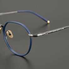 Carica l&#39;immagine nel visualizzatore di Gallery, Italian Handmade Brand Glasses Frame Polygonal Retro Full Frame Men Women Myopia Eyeglasse Prescription Reading Eyewear