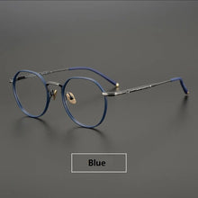 Carica l&#39;immagine nel visualizzatore di Gallery, Italian Handmade Brand Glasses Frame Polygonal Retro Full Frame Men Women Myopia Eyeglasse Prescription Reading Eyewear