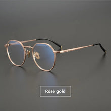 Carica l&#39;immagine nel visualizzatore di Gallery, Italian Handmade Brand Glasses Frame Polygonal Retro Full Frame Men Women Myopia Eyeglasse Prescription Reading Eyewear