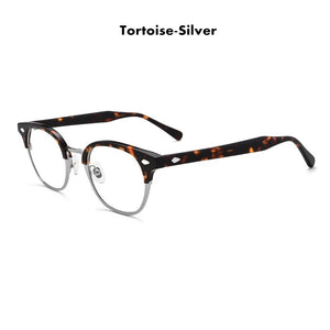 Japanese Handmade Acetate Glasses Frame  Vintage Square Men Women Optical Prescription Eyeglasses Spectacles