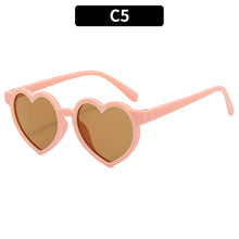 Load image into Gallery viewer, 2023 New Kids Cartoon Heart Sunflower Fruit Rabbit Ears Sunglasses Girls Boy Children Outdoor Round Polarized UV400 Sun Glasses