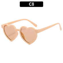Load image into Gallery viewer, 2023 New Kids Cartoon Heart Sunflower Fruit Rabbit Ears Sunglasses Girls Boy Children Outdoor Round Polarized UV400 Sun Glasses
