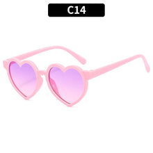 Load image into Gallery viewer, 2023 New Kids Cartoon Heart Sunflower Fruit Rabbit Ears Sunglasses Girls Boy Children Outdoor Round Polarized UV400 Sun Glasses