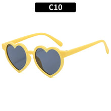 Load image into Gallery viewer, 2023 New Kids Cartoon Heart Sunflower Fruit Rabbit Ears Sunglasses Girls Boy Children Outdoor Round Polarized UV400 Sun Glasses