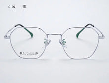 Load image into Gallery viewer, Korean Fashion Retro Round Titanium Glasses Frames Men 7766 Polygon Spectacles Myopia Eyeglasses Women Oculos De Grau