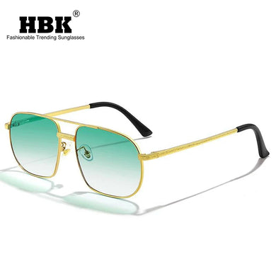 2023 New Pilot Sunglasses for Men Retro Double Bridge Girder Metal Sun Glasses Women UV400 Male Trending Products Shades