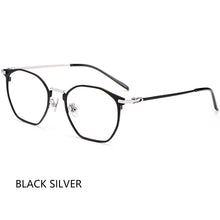 Load image into Gallery viewer, Pure Titanium Glasses Frame Retro Oval Round Men Eyeglasses Women Myopia Prescription Polygon Eyewear Frames