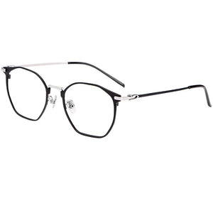 Pure Titanium Glasses Frame Retro Oval Round Men Eyeglasses Women Myopia Prescription Polygon Eyewear Frames