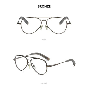 Retro Pure Titanium Upscale Men Optical Glasses Frames Women Fashion Prescription Eyeglasses