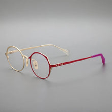 Load image into Gallery viewer, Retro Round Pure Titanium Upscale Men Optical Glasses Frames Women Fashion Optical Prescription Eyeglasses