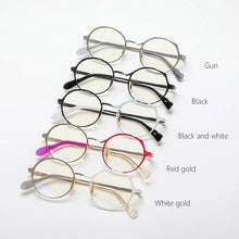 Load image into Gallery viewer, Retro Round Pure Titanium Upscale Men Optical Glasses Frames Women Fashion Optical Prescription Eyeglasses