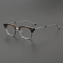 Carica l&#39;immagine nel visualizzatore di Gallery, Titanium Acetate Eyeglasses Frame Men Retro Myopia Optical Prescription Glasses Frame Women Korea Luxury Brand Eyewear