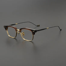 Carica l&#39;immagine nel visualizzatore di Gallery, Titanium Acetate Eyeglasses Frame Men Retro Myopia Optical Prescription Glasses Frame Women Korea Luxury Brand Eyewear