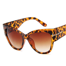 Carica l&#39;immagine nel visualizzatore di Gallery, 2023 New Tom Brand Designer Cat Eye Women Sunglasses Female Gradient Points Sun Glasses Big Oculos feminino de sol UV400