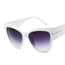 Carica l&#39;immagine nel visualizzatore di Gallery, 2023 New Tom Brand Designer Cat Eye Women Sunglasses Female Gradient Points Sun Glasses Big Oculos feminino de sol UV400