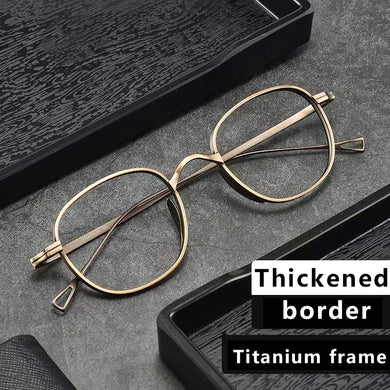 Ultra-Light Pure Titanium Retro Round Glasses Frame Myopia Prescription Eyeglasses Frame Men And Women