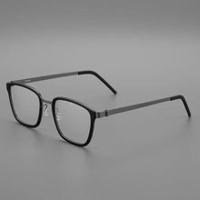 Load image into Gallery viewer, Ultra-light Business Acetate Square Glasses Frame AlloyRetro Optical Prescription Eyeglasses Men Woman