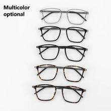 Load image into Gallery viewer, Ultra-light Business Acetate Square Glasses Frame AlloyRetro Optical Prescription Eyeglasses Men Woman